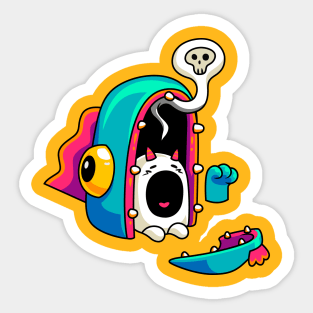 Napping all day Sticker